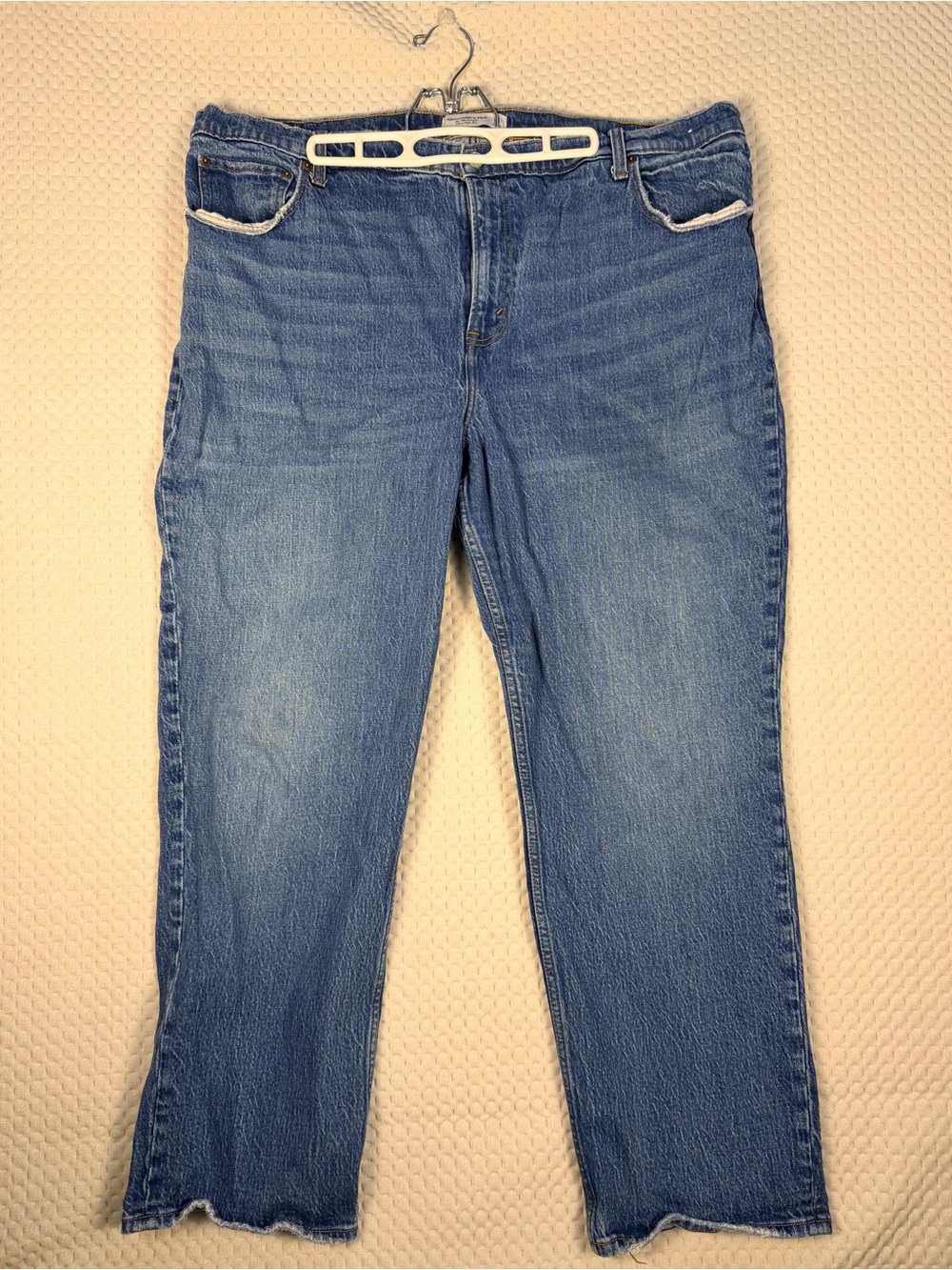 Abercrombie The 90s Straight Ultra High Rise Plus Size Short Jeans (20s)
